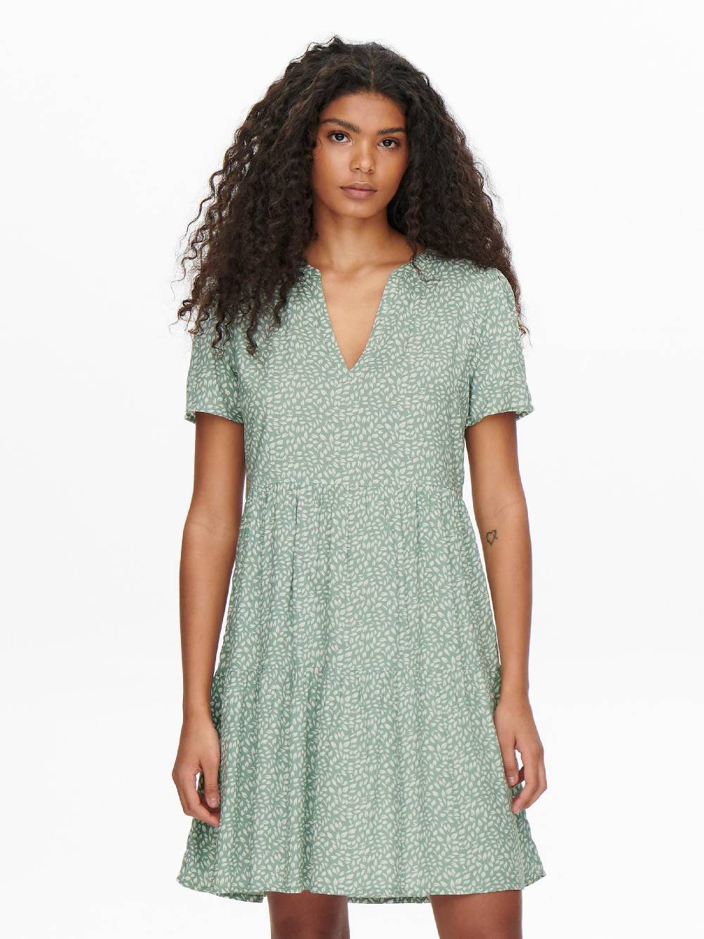 ONLY Dress 'ONLZally' in Pastel Green Sonderangebote
