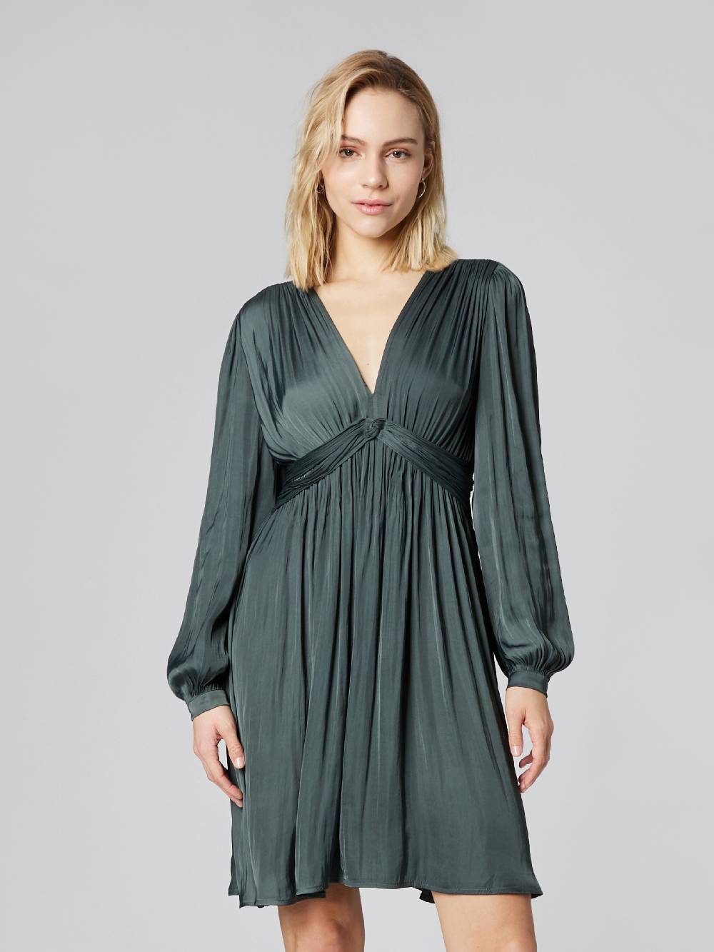 Guido Maria Kretschmer Women Dress 'Laila' in Dark Green Kostenlose Rückgabe