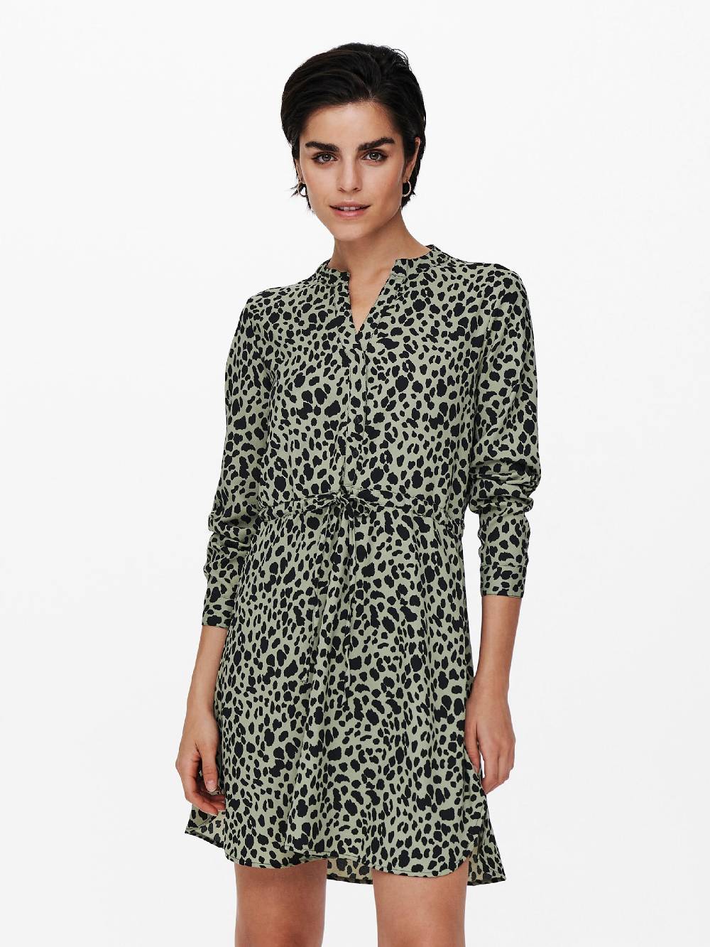 ONLY Shirt Dress 'Cory' in Light Green Super Rabatt