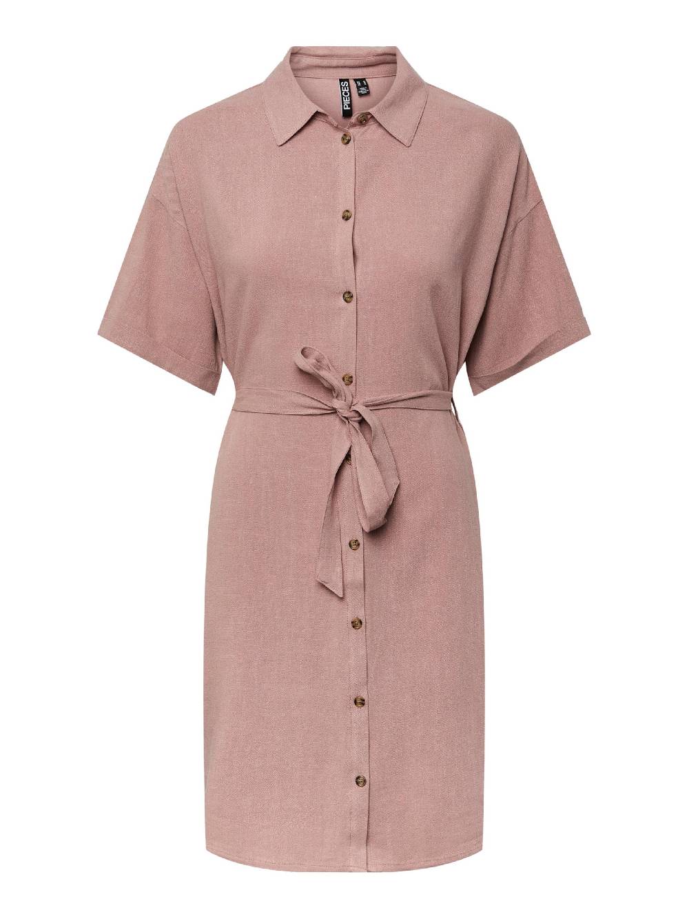 PIECES Shirt Dress 'Vinsty' in Dusky Pink Hotsell
