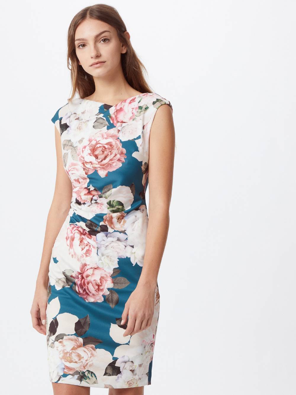 SWING Sheath Dress in Blue Versandkostenfrei