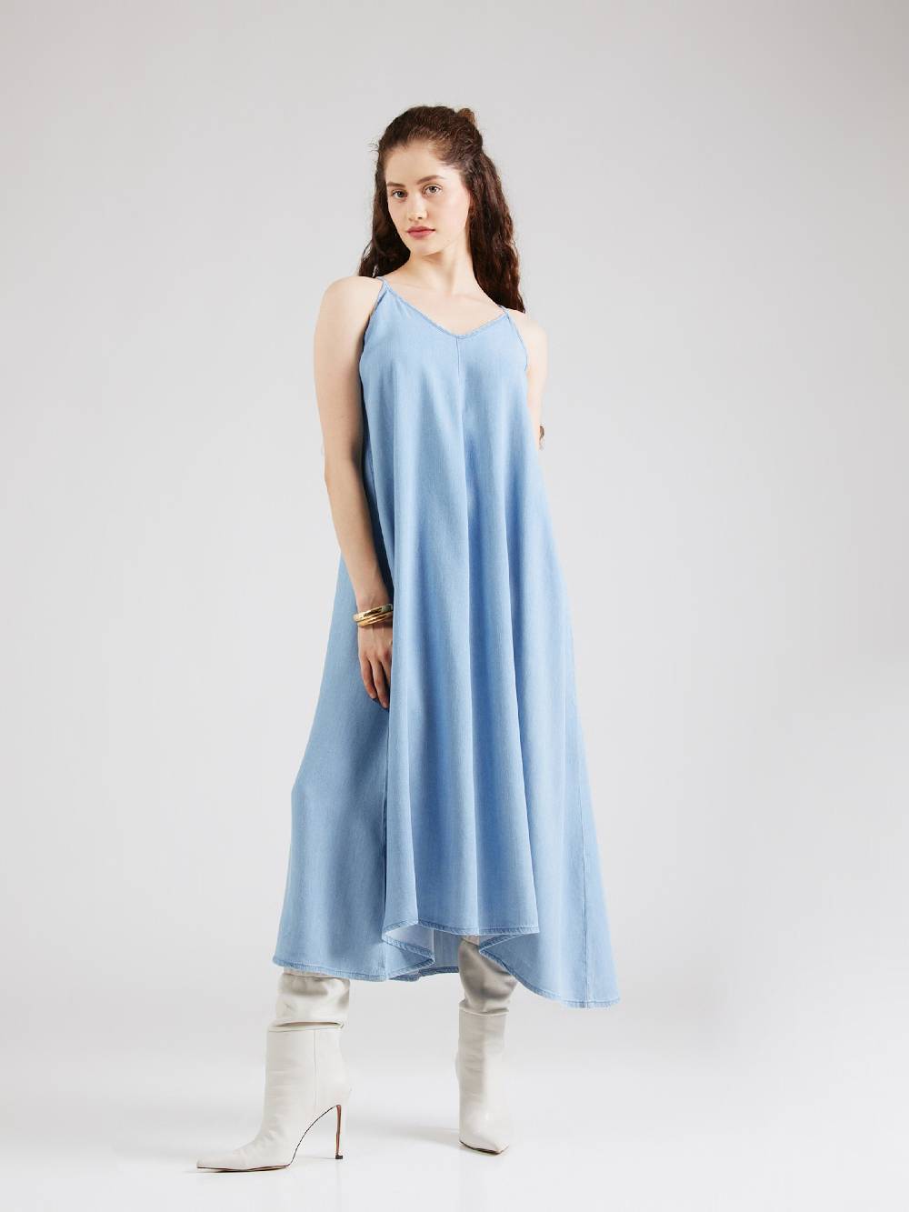 ONLY Dress 'ONLLAIA' in Blue Denim Blitzangebot