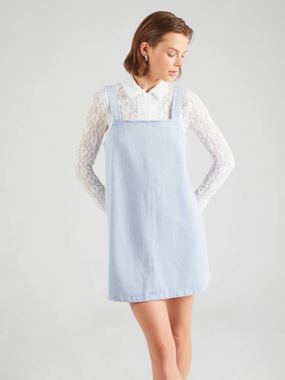 TOPSHOP Dress in Light Blue Bis zu 50% Rabatt