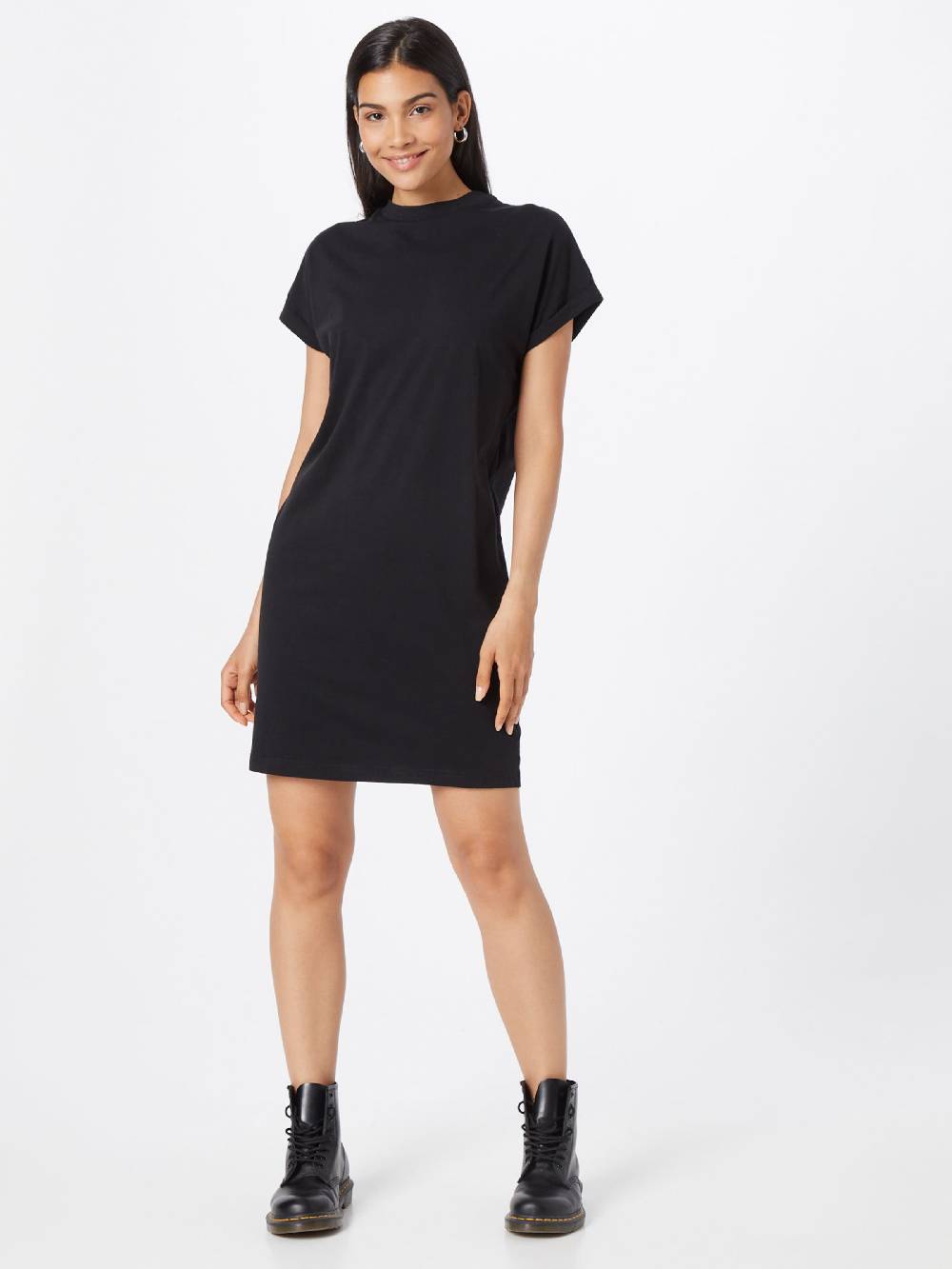 Urban Classics Dress in Black Sonderangebot der Fabrik