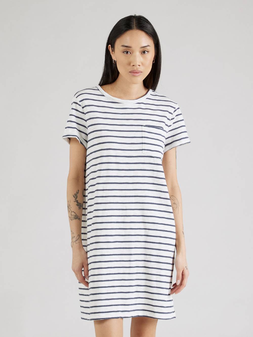 GAP Dress in Navy, Mottled White Bis zu 55% Rabatt