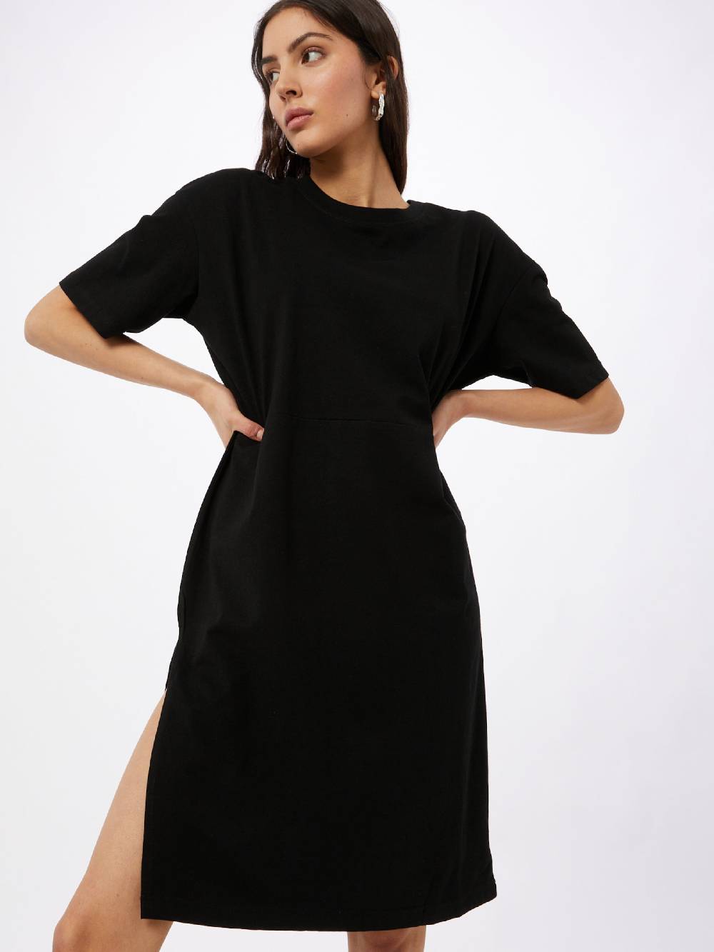 Urban Classics Dress in Black Speichern exportieren