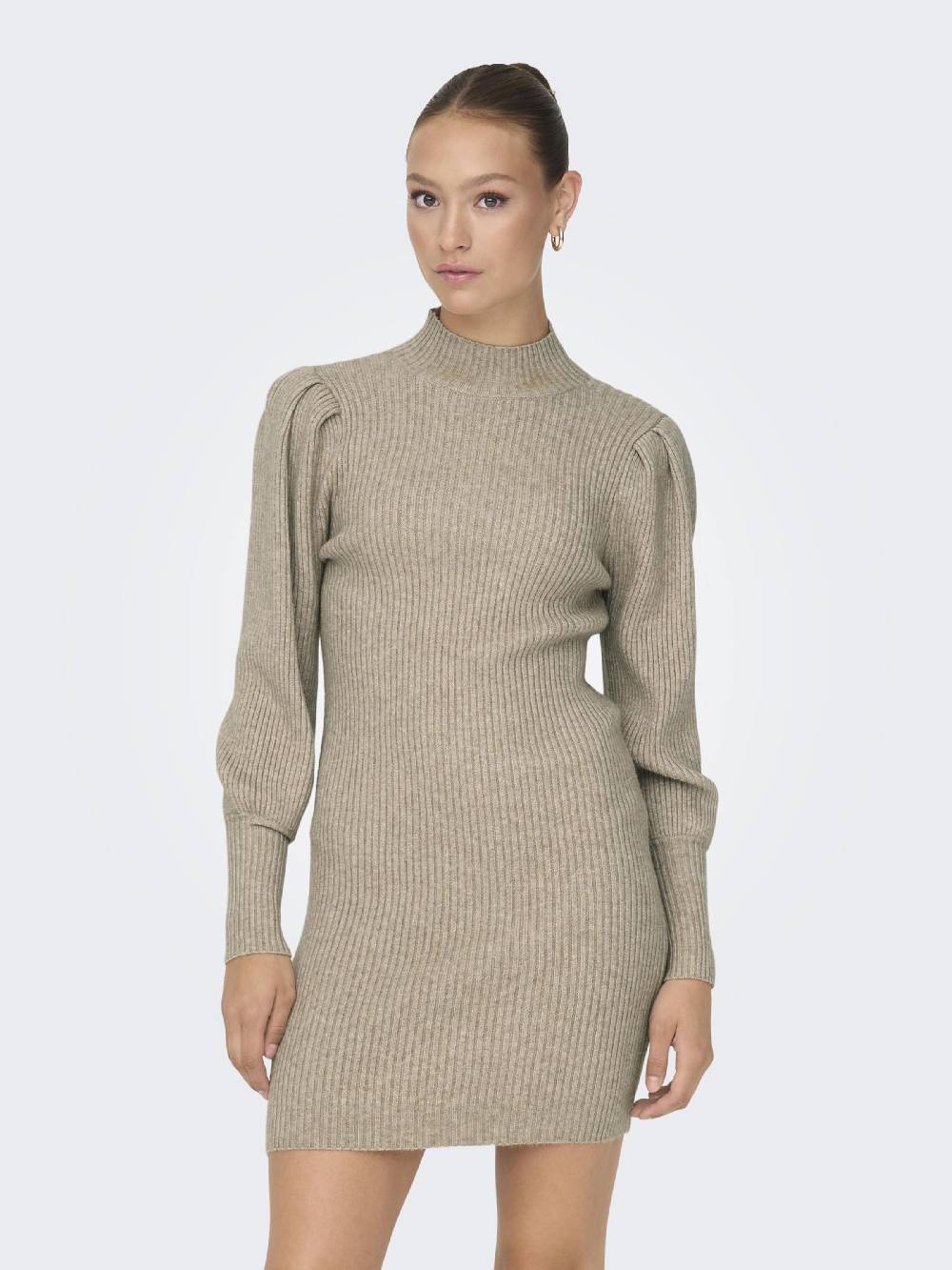 ONLY Knitted dress 'Onlkatia' in Cappuccino Rabatte dieses Monats