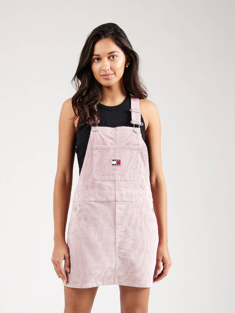 Tommy Jeans Overall Skirt in Lilac Neueste Mode