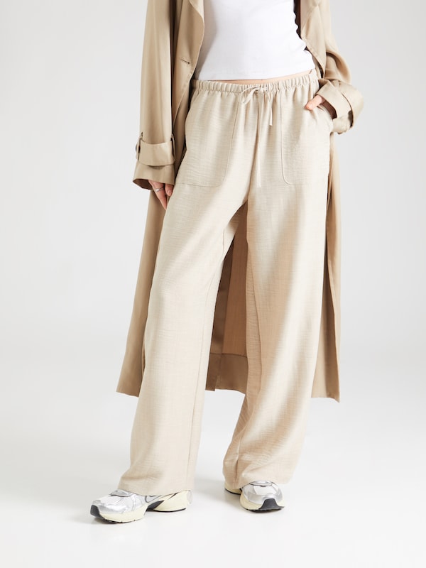 VERO MODA Loose fit Pants 'Melaney' in Beige Sonderangebote