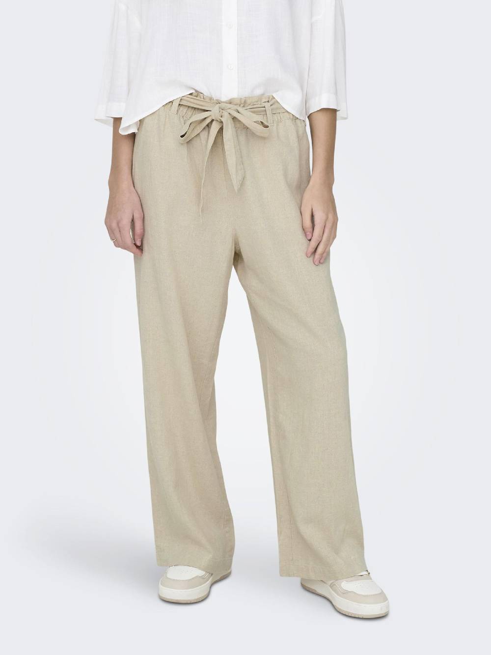JDY Wide leg Pants 'Say' in Beige Wochenangebot