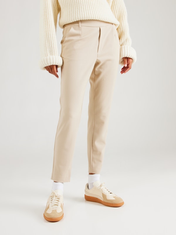 VILA Slim fit Pants 'VIVarone' in Beige Kostenlose Rückgabe