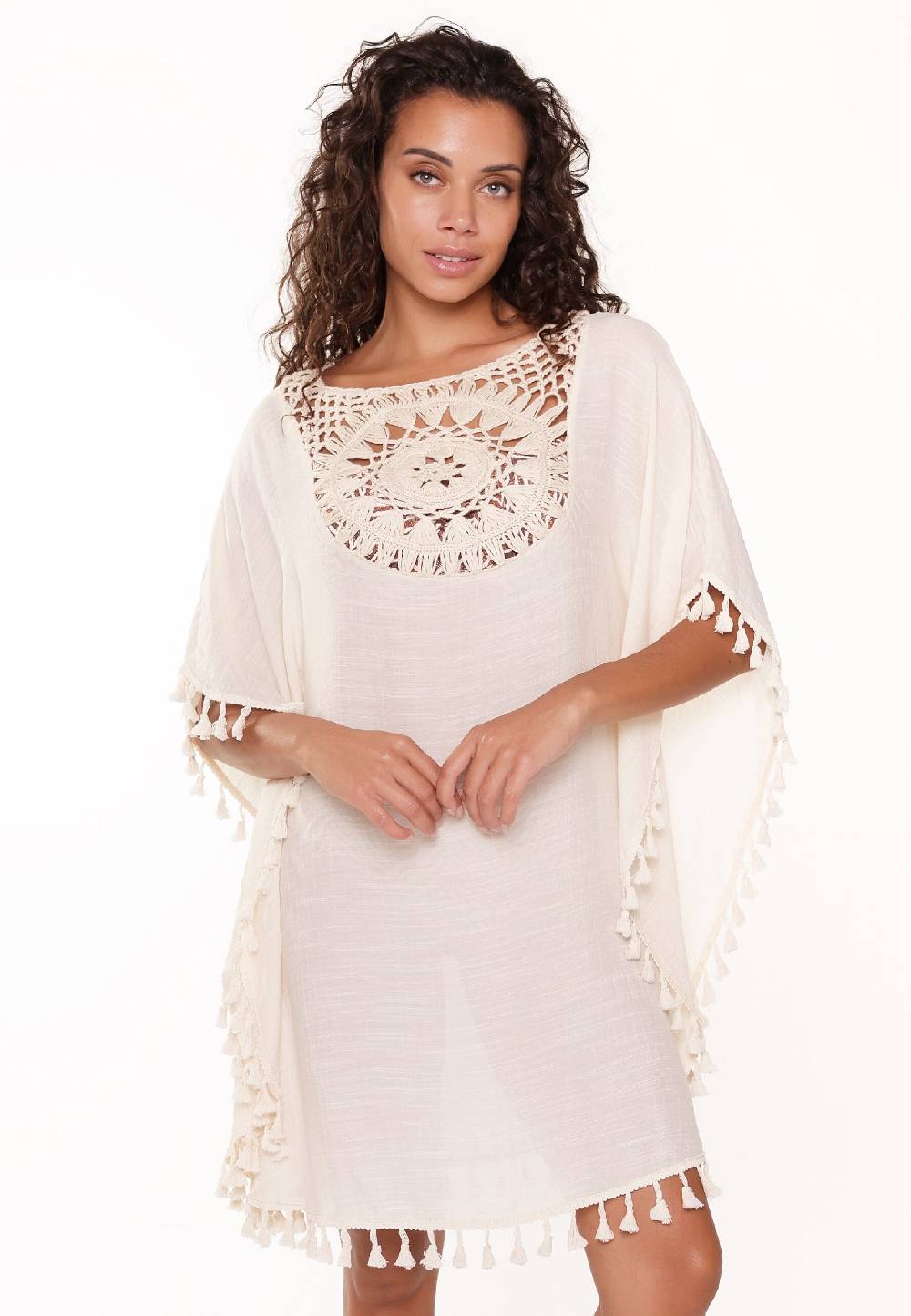 LingaDore Beach Dress in Beige Verkauf