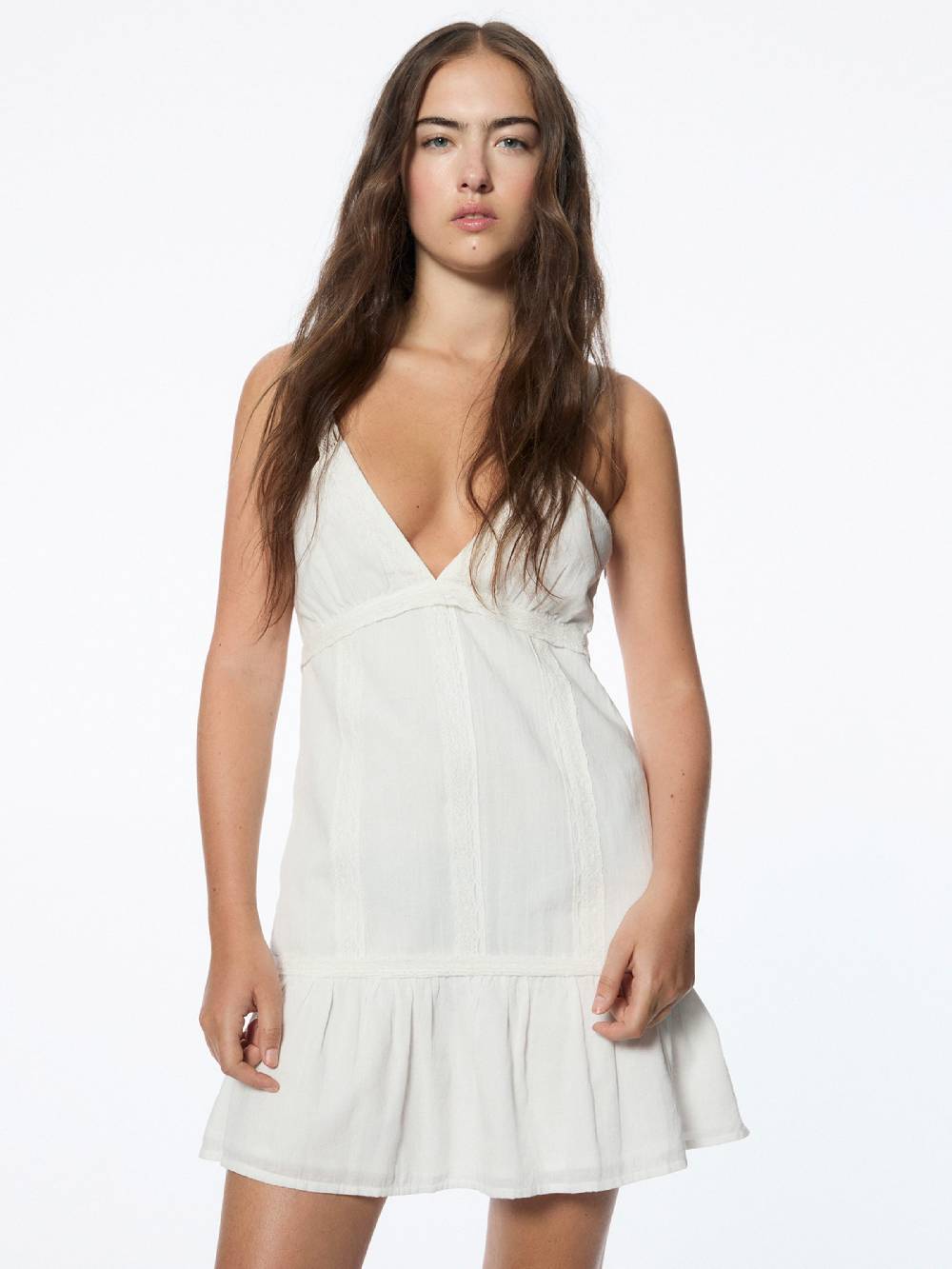 Pull&Bear Summer Dress in Natural White Günstig kaufen