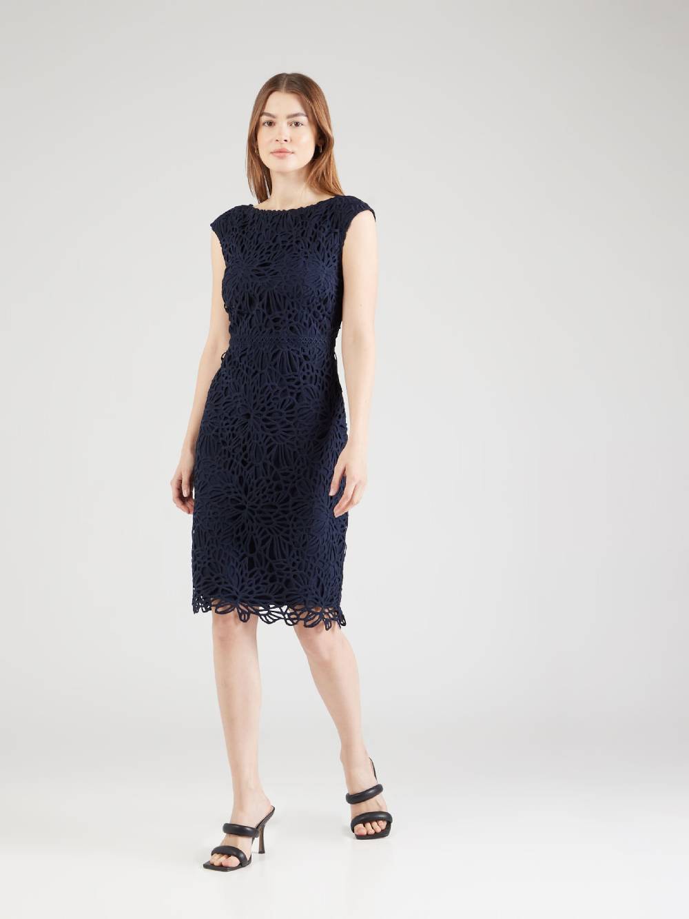 s.Oliver BLACK LABEL Cocktail Dress in Marine Blue Saisonschlussverkauf
