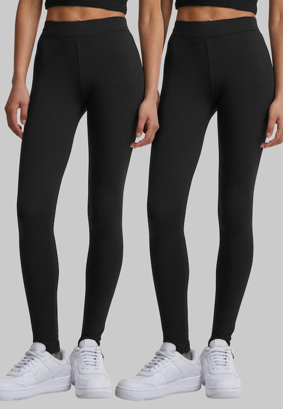 Urban Classics Regular Leggings in Black Heißer Verkauf