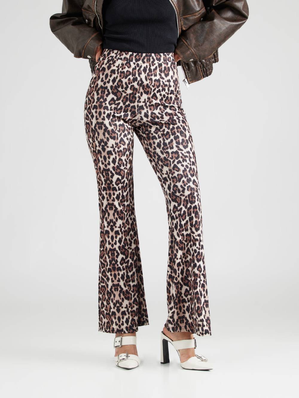 ONLY Flared Leggings 'ONLANNA' in Black VIP-Rabatte