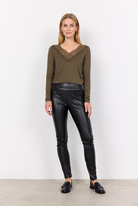 Soyaconcept Skinny Leggings 'HAIDA' in Black Tiefpreis
