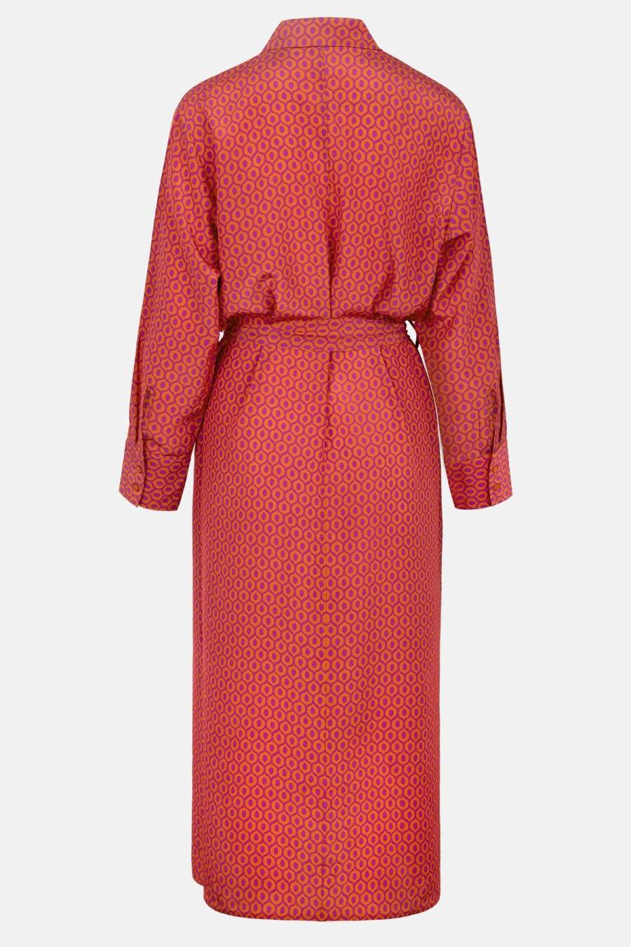 Lu Li Lina Lina Langes Seidenkleid mit Gürtel Muttertagsangebot