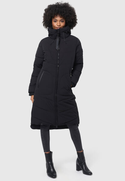 Marikoo Benikoo Damen lange Winterjacke Vatertagsangebot