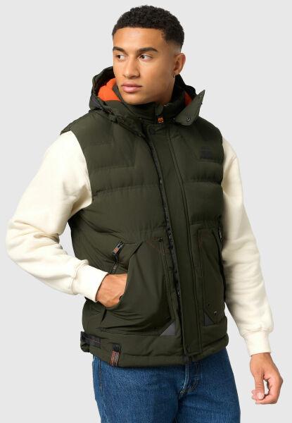 Marikoo Stone Harbour Egoor Herren Winter Steppweste Super Sparpreis