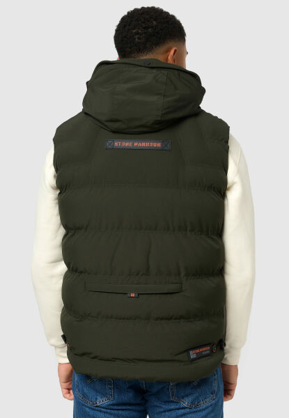 Marikoo Stone Harbour Egoor Herren Winter Steppweste Super Sparpreis