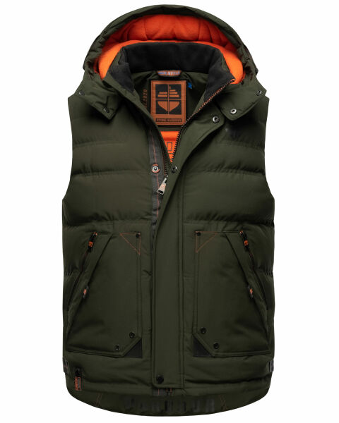 Marikoo Stone Harbour Egoor Herren Winter Steppweste Super Sparpreis