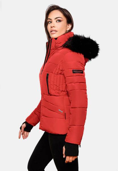 Marikoo Navahoo Adele Damen Winterjacke warm gefüttert Teddyfell Bis zu 50% Rabatt