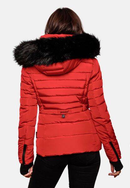 Marikoo Navahoo Adele Damen Winterjacke warm gefüttert Teddyfell Bis zu 50% Rabatt