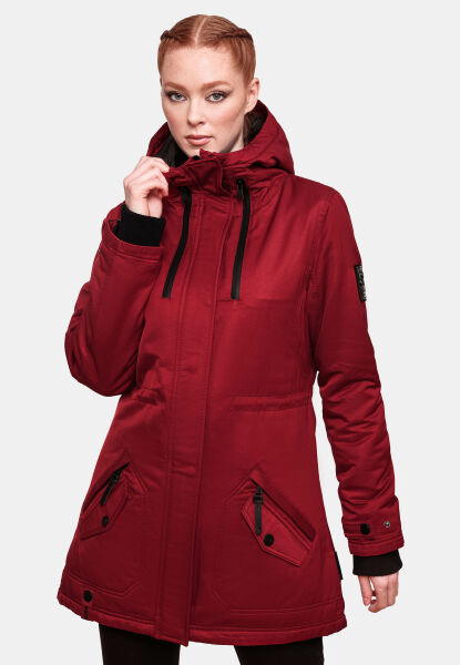 Marikoo Navahoo Avrille Damen Parka Winterjacke mit Kapuze Bis zu 60% Rabatt