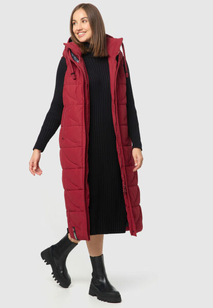 Marikoo Navahoo Brezelchen lange Damen Winter Weste Sonderangebot der Fabrik