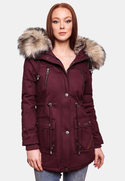 Marikoo Navahoo Honigfee Damen Parka Winterjacke Black Friday Preise