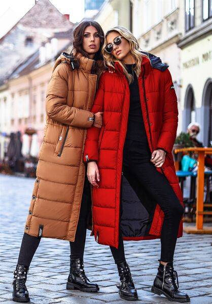 Marikoo Navahoo Isalie Damen lange Winterjacke gesteppt Verkauf