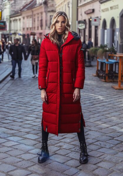 Marikoo Navahoo Isalie Damen lange Winterjacke gesteppt Verkauf