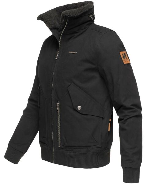 Marikoo Navahoo Herren Piloten Jacke mit Stehkragen Fabrikverkauf