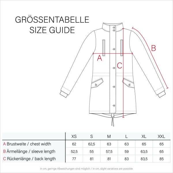 Marikoo Karmaa-Princess Damen Parka Winterjacke mit Fellkragen Fabrik Onlineshop
