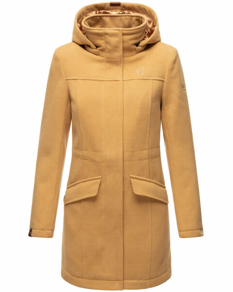 Marikoo Leilaniaa Damen Mantel Trenchcoat Wintermantel mit Kapuze Muttertagsangebot