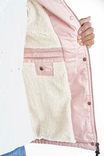 Marikoo Manolya Damen Parka Winterjacke mit Teddyfell Neueste Mode