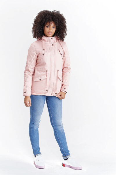 Marikoo Manolya Damen Parka Winterjacke mit Teddyfell Neueste Mode