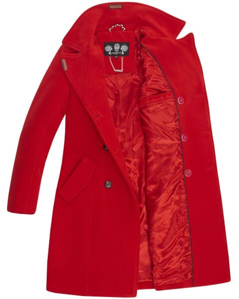 Marikoo Nanakoo Damen Trenchcoat Wintermantel Große Rabatte