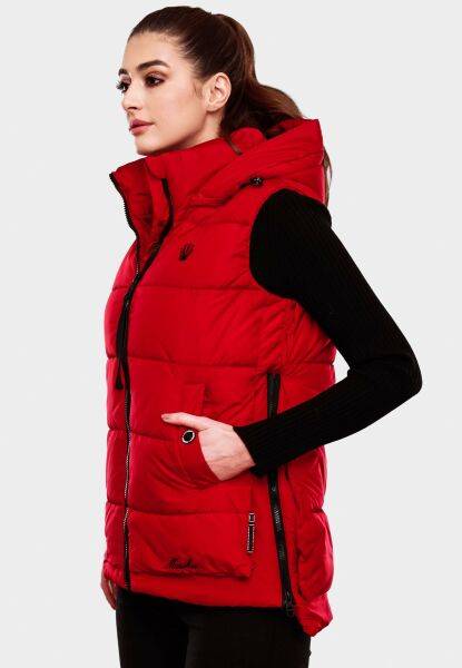 Marikoo Zarinaa Damen Weste Steppweste Ärmellose Jacke Letzte 3 Tage