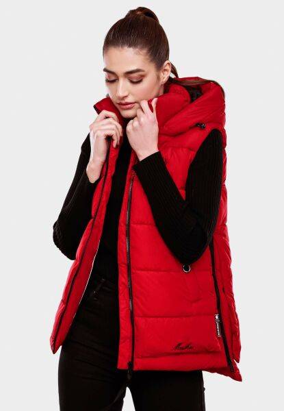 Marikoo Zarinaa Damen Weste Steppweste Ärmellose Jacke Letzte 3 Tage
