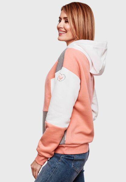Marikoo Navahoo Babykätzchen Damen Blocking Color Hoodie Kapuzenpullover Neueste Stile