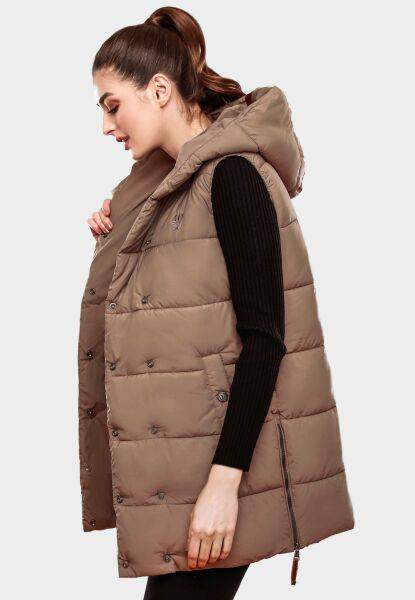 Marikoo Navahoo Madilynaa Damen Winter Weste mit Steppung Bis zu 65% Rabatt