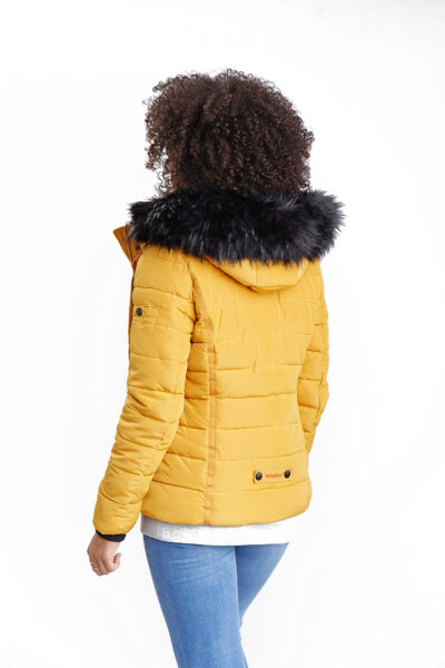 Marikoo Navahoo Miamor Damen Steppjacke mit Teddyfell Discount Store für neue Produkte