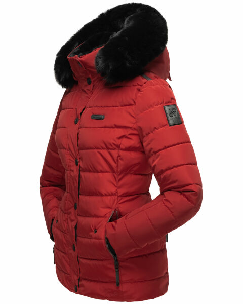 Marikoo Navahoo Milianaa Winter Jacke Stepp Kurzjacke gefüttert Kapuze Kunstfell Nur noch ein Tag übrig