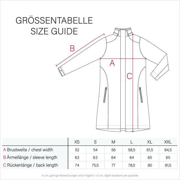Marikoo Navahoo Oceans Heart gefütterte Damen Regenjacke Fabrikladen
