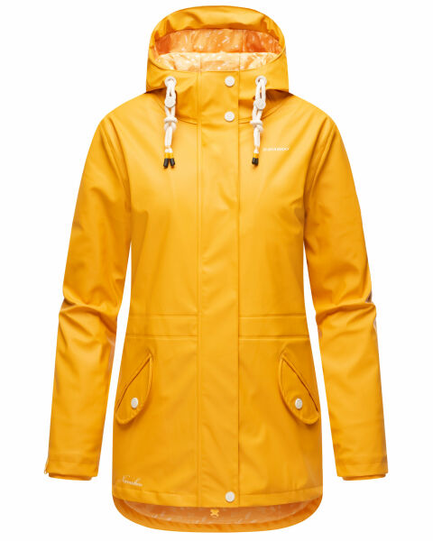 Marikoo Navahoo Oceans Heart gefütterte Damen Regenjacke Fabrikladen