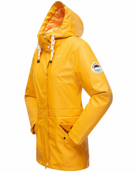 Marikoo Navahoo Oceans Heart gefütterte Damen Regenjacke Fabrikladen