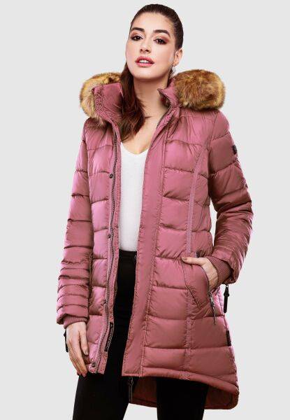 Marikoo Navahoo Papaya Damen gesteppte Winterjacke Speichern exportieren