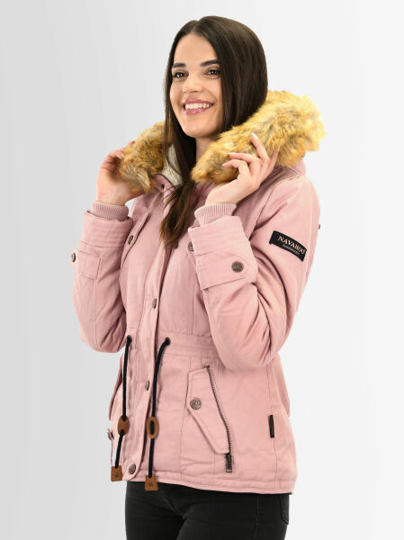Marikoo Navahoo Pearl Damen Winterjacke mit Kunstfell Im Verkauf